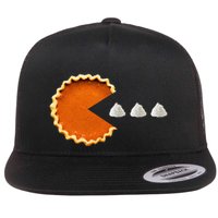 Pumpkin Pie Whipped Cream Video Game Thanksgiving Flatbill Hat