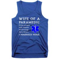 Proud Paramedic Wife Husband Ambulance Crew Ems Emr Wives Gift Tank Top