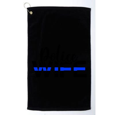 Proud Police Wife Of A Police Officer Wife Cop Wife Gift Golf Towel