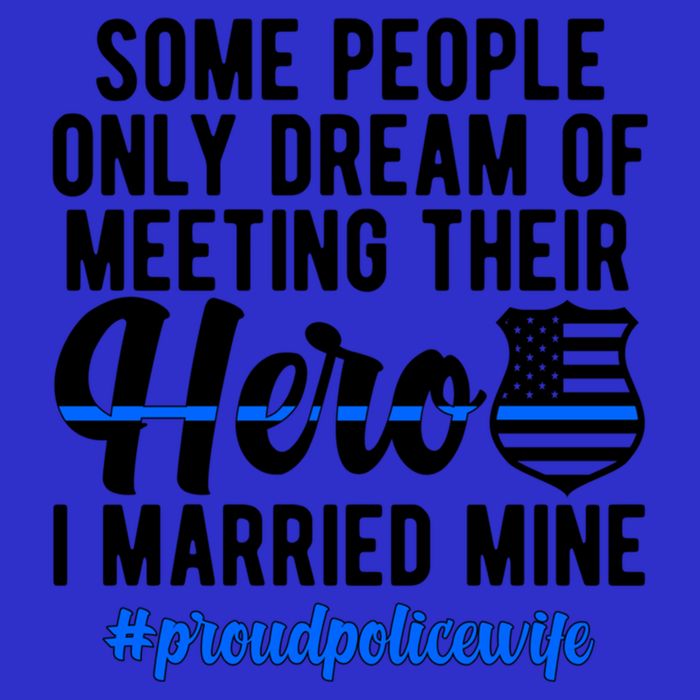 Proud Police Wife Police Officer Wife Of A Police Officer Gift Kids Hoodie