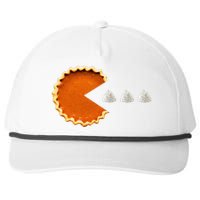 Pumpkin Pie Whipped Cream Video Game Thanksgiving Snapback Five-Panel Rope Hat