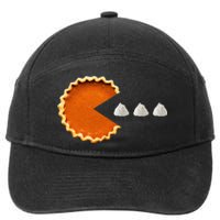 Pumpkin Pie Whipped Cream Video Game Thanksgiving 7-Panel Snapback Hat