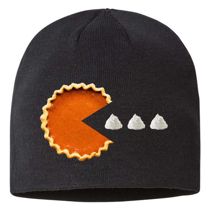 Pumpkin Pie Whipped Cream Video Game Thanksgiving Sustainable Beanie