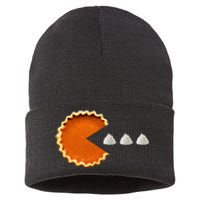 Pumpkin Pie Whipped Cream Video Game Thanksgiving Sustainable Knit Beanie