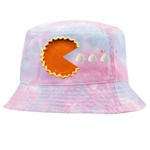 Pumpkin Pie Whipped Cream Video Game Thanksgiving Tie-Dyed Bucket Hat