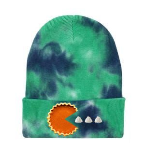 Pumpkin Pie Whipped Cream Video Game Thanksgiving Tie Dye 12in Knit Beanie