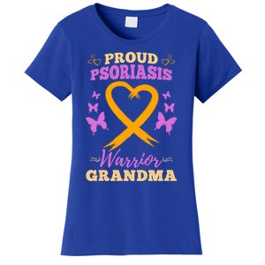 Proud Psoriasis Warrior Grandma Psoriasis Awareness Cute Gift Women's T-Shirt