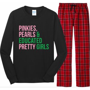 Pinkies Pearles & White House Pretty Long Sleeve Pajama Set