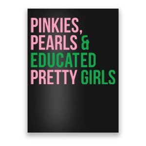 Pinkies Pearles & White House Pretty Poster