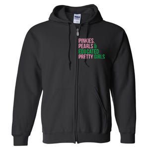 Pinkies Pearles & White House Pretty Full Zip Hoodie