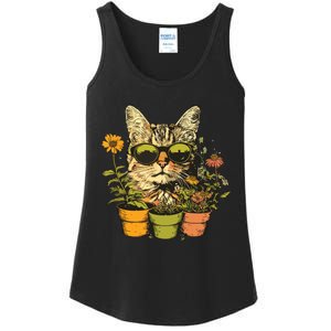 Potted Plants With Funny Cat Face For Gardening And Gardener Ladies Essential Tank