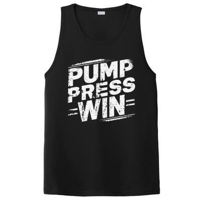 Pump Press Win Motivational Arm Wrestling Armwrestling PosiCharge Competitor Tank