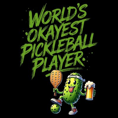 Pickle Player World's Okayest Pickleball  T-Shirt