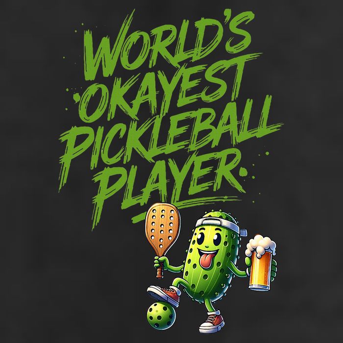 Pickle Player World's Okayest Pickleball  12oz Stainless Steel Coffee Mug
