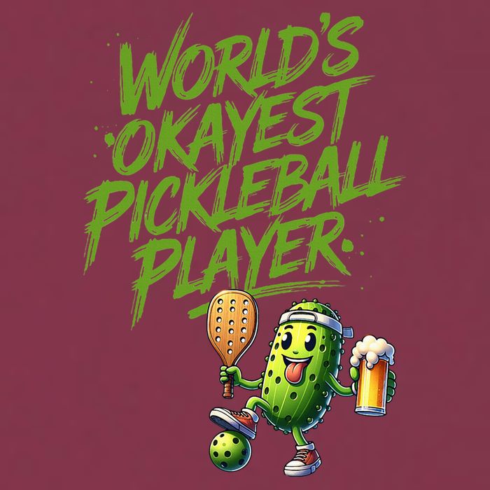Pickle Player World's Okayest Pickleball  16oz Travel Tumbler