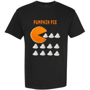 Pumpkin Pie Whipped Cream Thanksgiving Day Funny Garment-Dyed Heavyweight T-Shirt