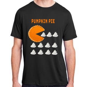 Pumpkin Pie Whipped Cream Thanksgiving Day Funny Adult ChromaSoft Performance T-Shirt