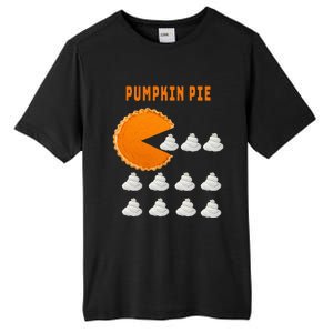 Pumpkin Pie Whipped Cream Thanksgiving Day Funny Tall Fusion ChromaSoft Performance T-Shirt