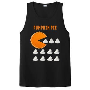 Pumpkin Pie Whipped Cream Thanksgiving Day Funny PosiCharge Competitor Tank