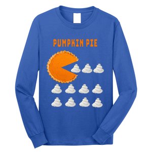 Pumpkin Pie Whipped Cream Thanksgiving Day Funny Long Sleeve Shirt