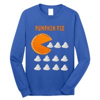 Pumpkin Pie Whipped Cream Thanksgiving Day Funny Long Sleeve Shirt