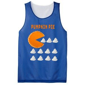 Pumpkin Pie Whipped Cream Thanksgiving Day Funny Mesh Reversible Basketball Jersey Tank