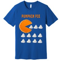 Pumpkin Pie Whipped Cream Thanksgiving Day Funny Premium T-Shirt