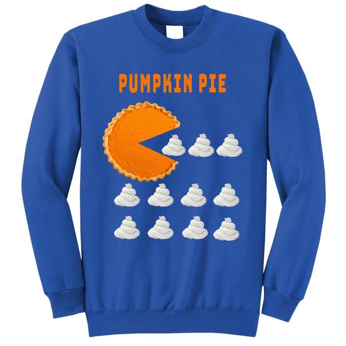 Pumpkin Pie Whipped Cream Thanksgiving Day Funny Tall Sweatshirt