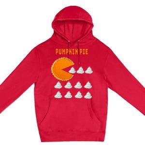 Pumpkin Pie Whipped Cream Thanksgiving Day Funny Premium Pullover Hoodie