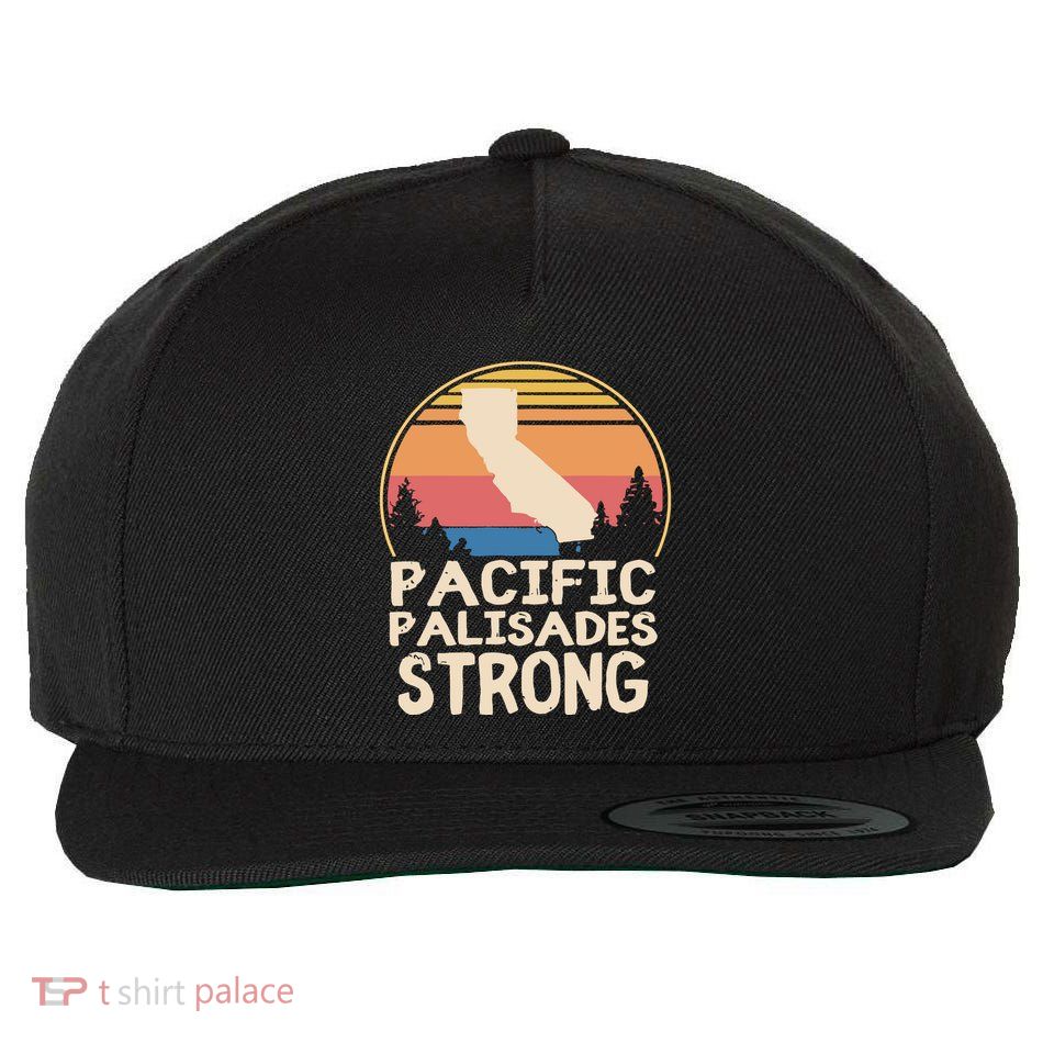 Pacific Palisades Wildfire Survivor California Strong Wool Snapback Cap