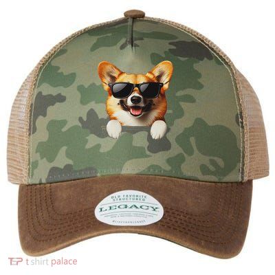 Pocket Pembroke Welsh Corgi Cute Dog Lover Owner Gift Legacy Tie Dye Trucker Hat