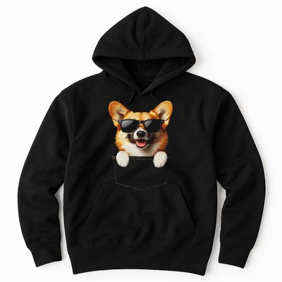 Pocket Pembroke Welsh Corgi Cute Dog Lover Owner Gift Hoodie