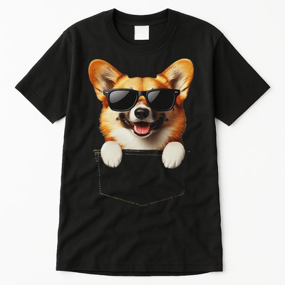 Pocket Pembroke Welsh Corgi Cute Dog Lover Owner Gift Tall T-Shirt