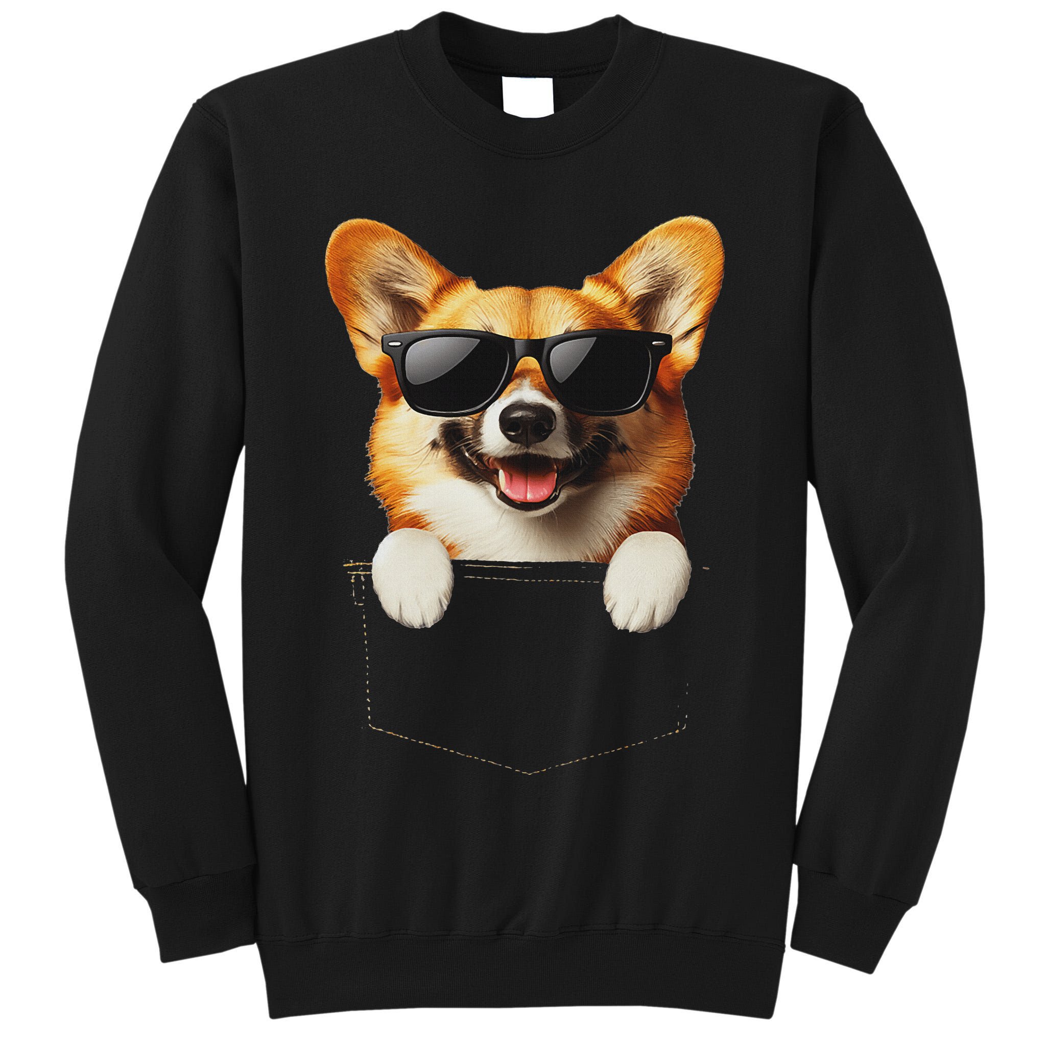 Pocket Pembroke Welsh Corgi Cute Dog Lover Owner Gift Tall Sweatshirt