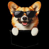 Pocket Pembroke Welsh Corgi Cute Dog Lover Owner Gift Toddler T-Shirt