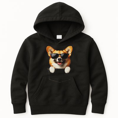 Pocket Pembroke Welsh Corgi Cute Dog Lover Owner Gift Kids Hoodie