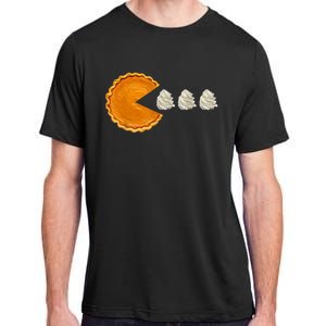 Pumpkin Pie With Whipped Cream Thanksgiving Adult ChromaSoft Performance T-Shirt