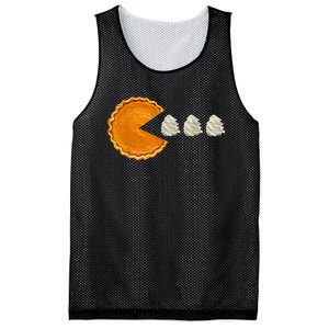 Pumpkin Pie With Whipped Cream Thanksgiving Mesh Reversible Basketball Jersey Tank