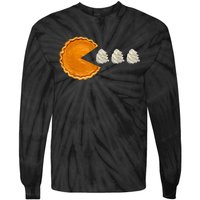 Pumpkin Pie With Whipped Cream Thanksgiving Tie-Dye Long Sleeve Shirt