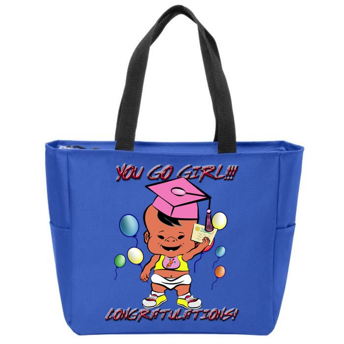 Pbteez Pbxz0119 Xclv You Go ! (Graduation) Gift Zip Tote Bag