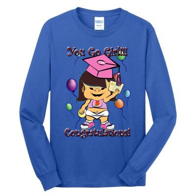 Pbteez Pbxz0121 Xclv You Go ! (Graduation) Meaningful Gift Tall Long Sleeve T-Shirt