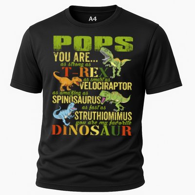 Popssaurus Pops You Are As Strong As T Rex Funny Dinosaur Gift Performance Shirt