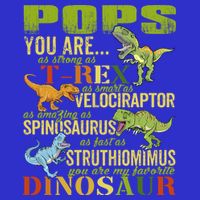 Popssaurus Pops You Are As Strong As T Rex Funny Dinosaur Gift Sustainable Beanie