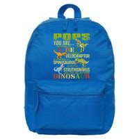 Popssaurus Pops You Are As Strong As T Rex Funny Dinosaur Gift 16 in Basic Backpack