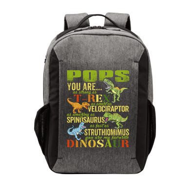 Popssaurus Pops You Are As Strong As T Rex Funny Dinosaur Gift Vector Backpack