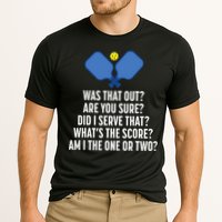 Pickleball Questions 1 Or 2 Who Served Funny Pickleball Performance Shirt