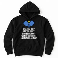 Pickleball Questions 1 Or 2 Who Served Funny Pickleball Hoodie