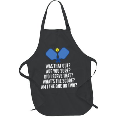 Pickleball Questions 1 Or 2 Who Served Funny Pickleball Apron
