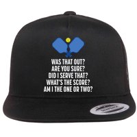 Pickleball Questions 1 Or 2 Who Served Funny Pickleball Flatbill Hat