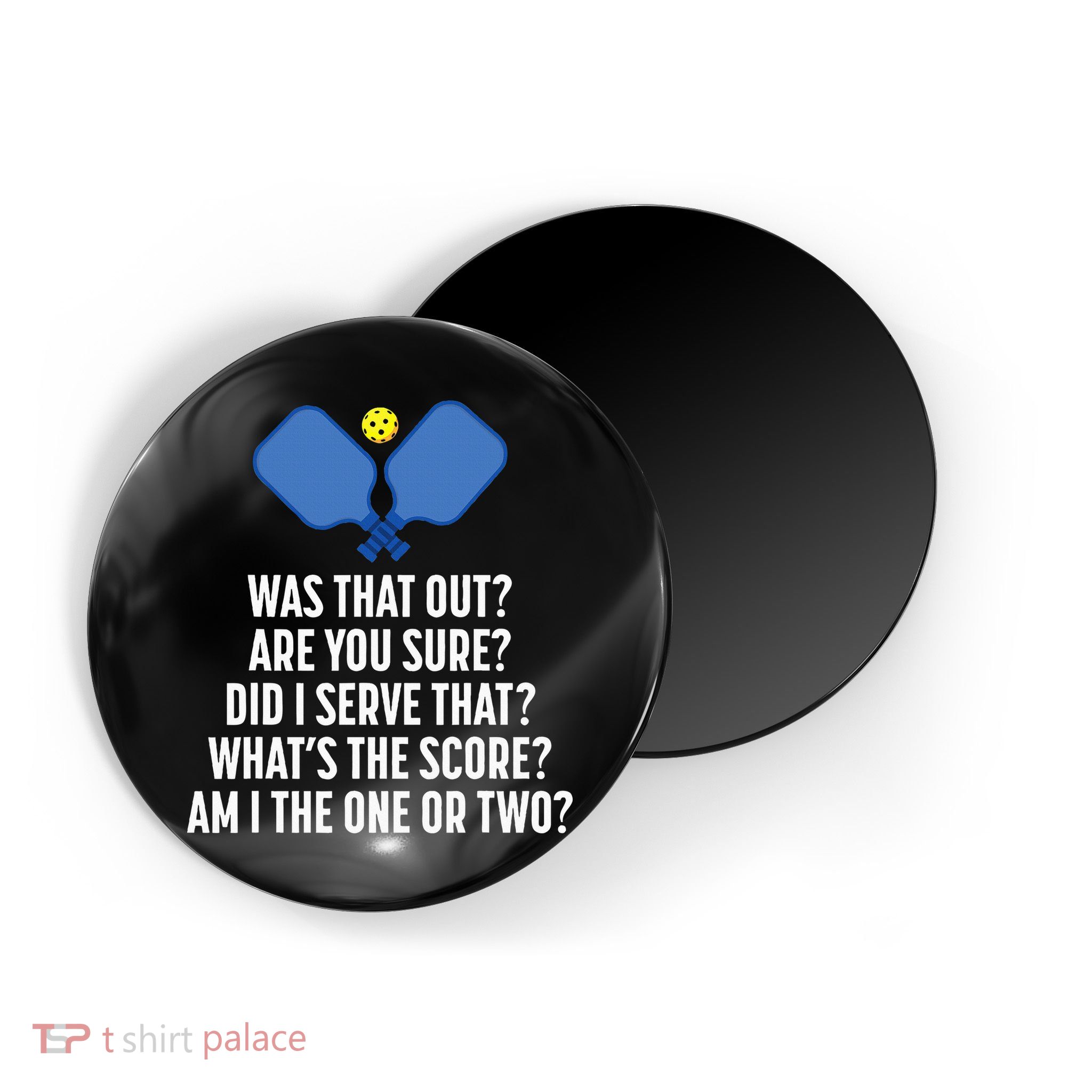 Pickleball Questions 1 Or 2 Who Served Funny Pickleball Magnet